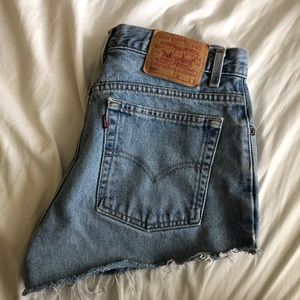 Levi’s high waisted shorts